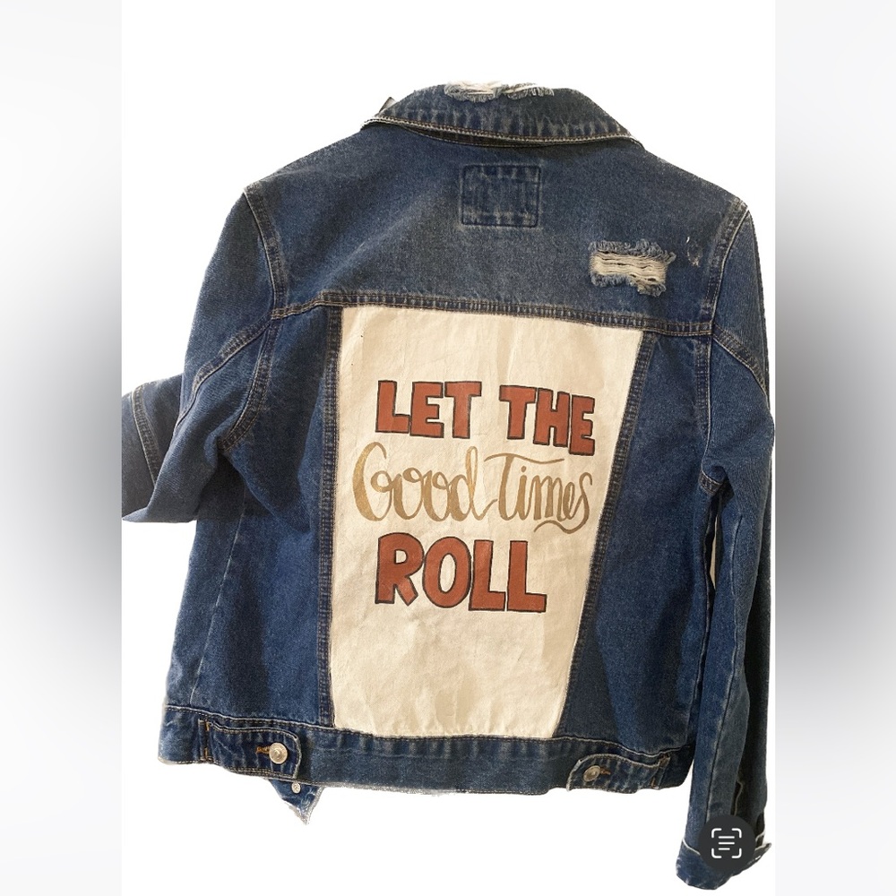 Custom-made denim jacket